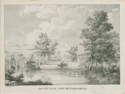 Vue lointaine de Tamworth depuis le sud - Etienne Bruno Hamel