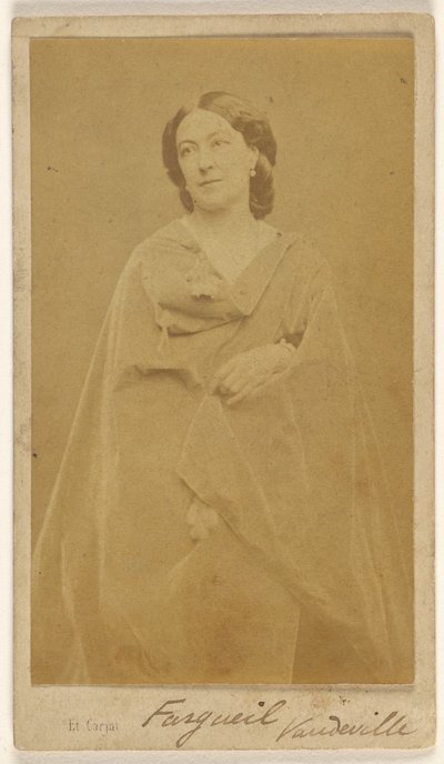 Anais Fargueil, Vaudeville - Etienne Carjat