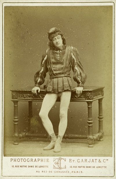 Charley dans le rôle de Jehan Frollo - Etienne Carjat