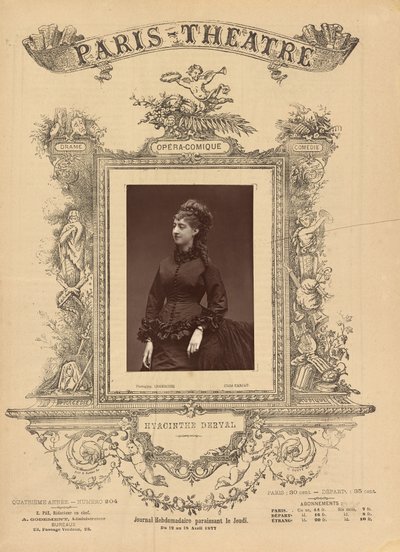Théâtre de Paris : Hyacinthe Derval - Etienne Carjat