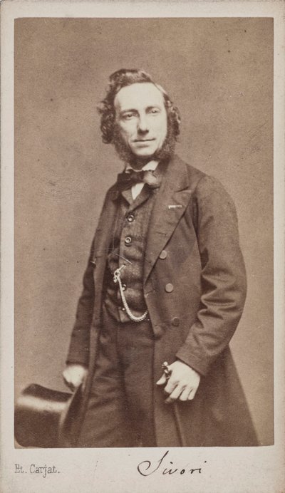 Portrait du violoniste et compositeur Camillo Sivori 1815-1894 - Etienne Carjat