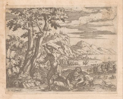 Paysage avec Jupiter et Io - Etienne Duperac