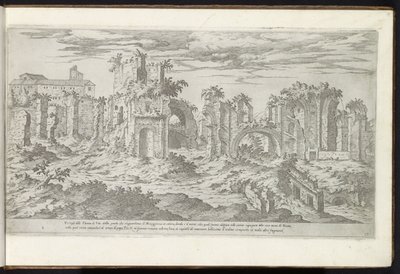 Ruines des Thermes de Titus à Rome - Etienne Duperac