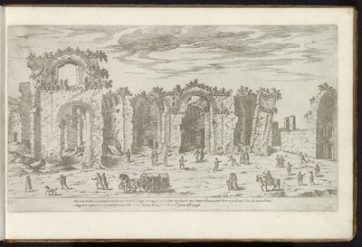 Thermes de Dioclétien à Rome - Etienne Duperac