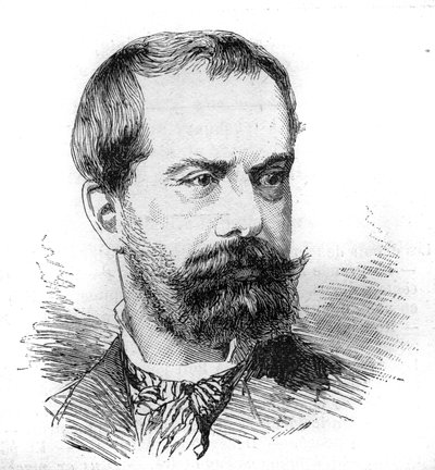 Portrait de Paul Devès (1837-1889), avocat et homme politique français. Gravure par Bocour dans « Le Monde Illustré » n°1287 du 26 novembre - Etienne Gabriel Bocourt
