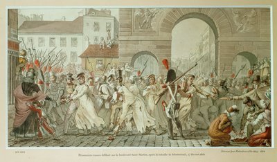 Après la bataille de Montmirail ... (gravure) - Etienne Jean Delecluze