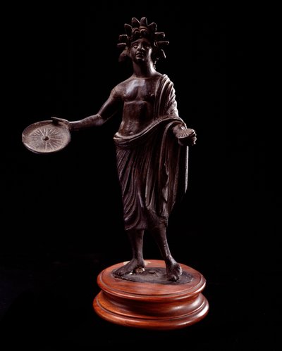 Art étrusque : statuette en bronze d