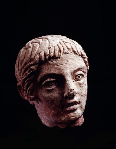 Civilisation étrusque : tête d