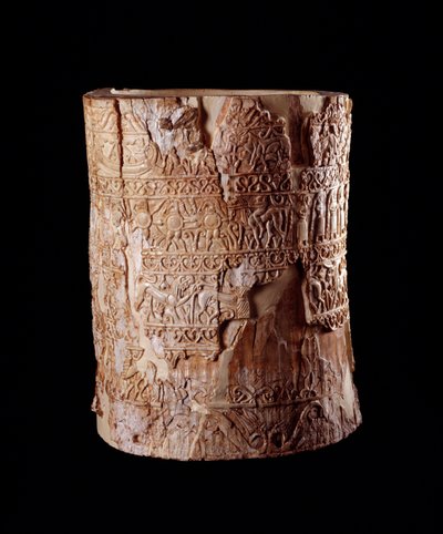Civilisation étrusque : ciborium en ivoire de la tombe de Pania à Chiusi, Italie - 7e siècle av. J.-C. - Etruscan