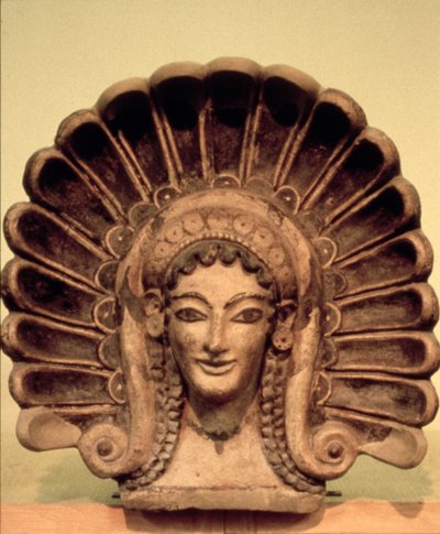 Fixation dans le temple étrusque de Véies, VIe siècle av. J.-C. - Etruscan