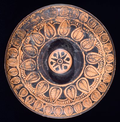 Patère. Poterie à figures rouges de Spina (Émilie-Romagne). Civilisation étrusque, IVe siècle av. J.-C. - Etruscan