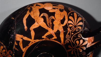 Art étrusque : Kylix décoré d