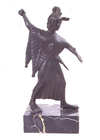 Figure de Minerve combattant, étrusque - Etruscan Etruscan