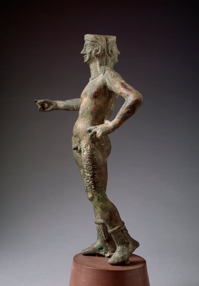 La divinité du design Culsans. Sculpture en bronze, 3ème siècle av. J.-C. - Etruscan Etruscan