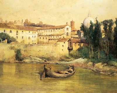 Italie, Rome, ancien hôpital Santo Spirito in Sassia (Saxia) - Ettore Roesler Franz