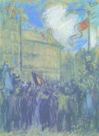 Feier auf dem Grote Markt - Eugeen van Mieghem