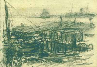 Schiffe auf der Schelde - Eugeen van Mieghem
