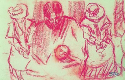 Der Maler Joseph Posenaer und Augustine Pautre - Eugeen van Mieghem