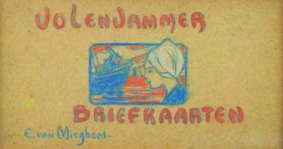 Volendam Postkarte - Eugeen van Mieghem