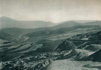 Vue des mines de soufre, Agrigente, Sicile, Italie, 1927 - Eugen Poppel