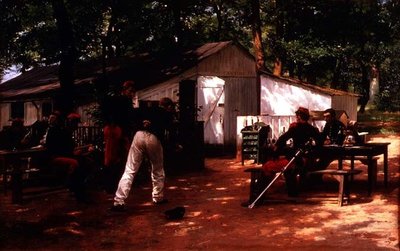 Soldats du sixième régiment au repos - Eugene Alexis Girardet