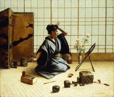 La geisha, 1890 - Eugene Armand Lachaise