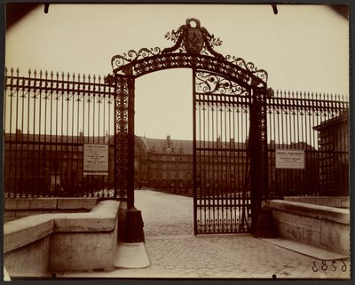 Grille, Invalides (grille, Hôtel des Invalides, Paris) - Eugène Atget