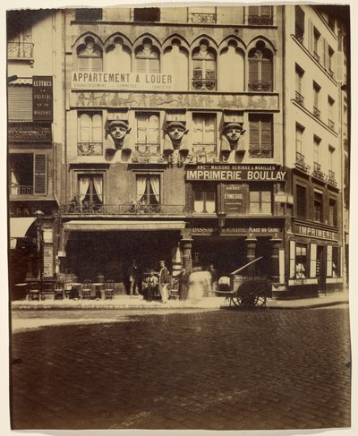 Maison, place du Caire 2 (bâtiment, place du Caire) - Eugène Atget