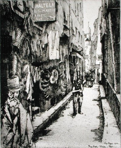 Rue parisienne, de 