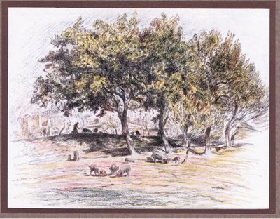 Frère Juniper coupe le pied d