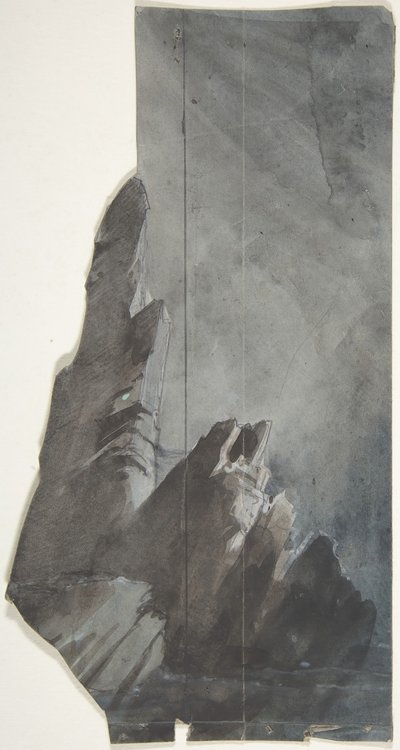 Conception pour un décor de scène - Eugene Ciceri