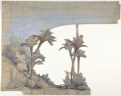 Design pour un décor de scène à l