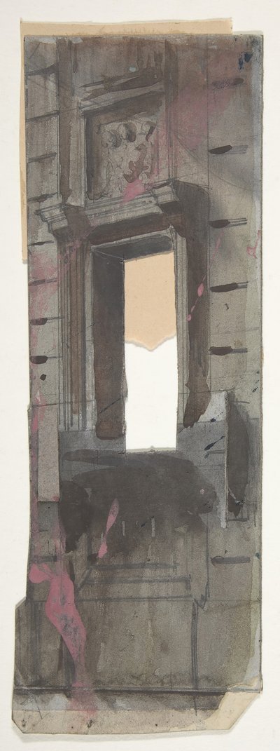 Conception pour un décor de scène à l