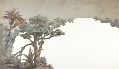 Conception pour un décor de scène à l