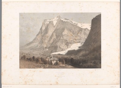 Vue de Grindelwald - Eugene Ciceri