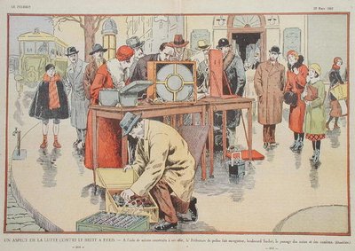Mesure des niveaux sonores à Paris, de 