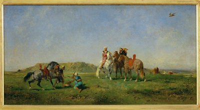 Chasse au faucon en Algérie - Hunting with falcons in ... - Eugène Fromentin