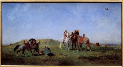 Chasse au faucon en Algérie - Eugène Fromentin
