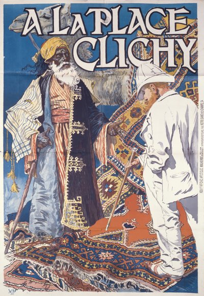 À la Place Clichy, vers 1891 - Eugene Grasset