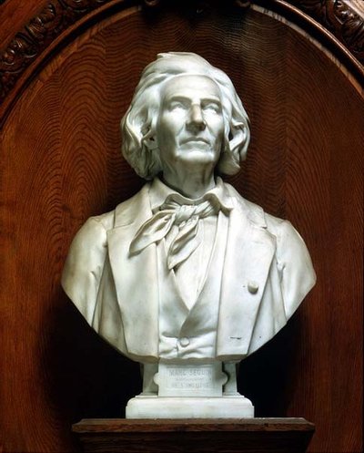Buste portrait de Marc Seguin (1786-1875) architecte et ingénieur - Eugene Guillaume