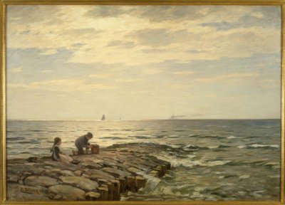 Au môle - Eugene Gustav Dücker