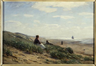 Sur la dune - Eugene Gustav Dücker