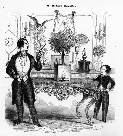 Jean Eugene Robert-Houdin expliquant un jouet mécanique - Eugene Hippolyte Forest