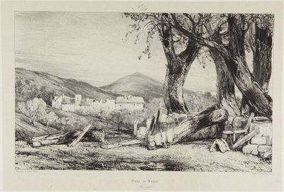 Gorge de Royat, Auvergne - Eugene Isabey