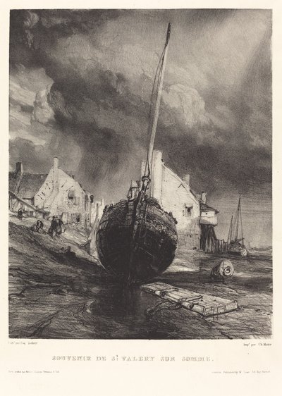 Souvenir de St. Valéry sur Somme - Eugene Isabey