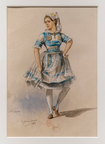 La Korrigane. Ballet de Charles-Marie Widor, modèle de costume - Eugene Lacoste