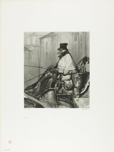 Le cocher - Eugene Leroux