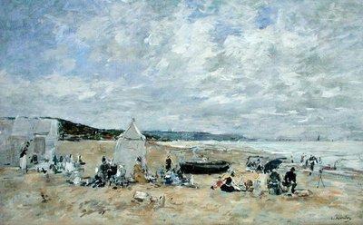 Scène de plage - Eugene Louis Boudin