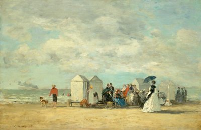 Scène de Plage, 1862 - Eugene Louis Boudin