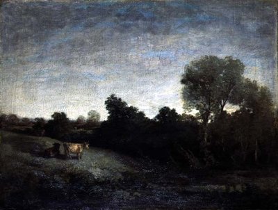 Vaches dans un pré, vers 1854 - Eugene Louis Boudin